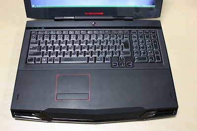 Alienware M17xキーボード